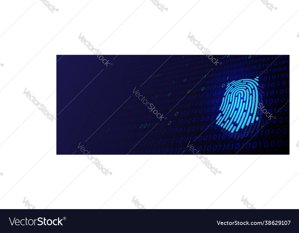Future security technology fingerprint scan