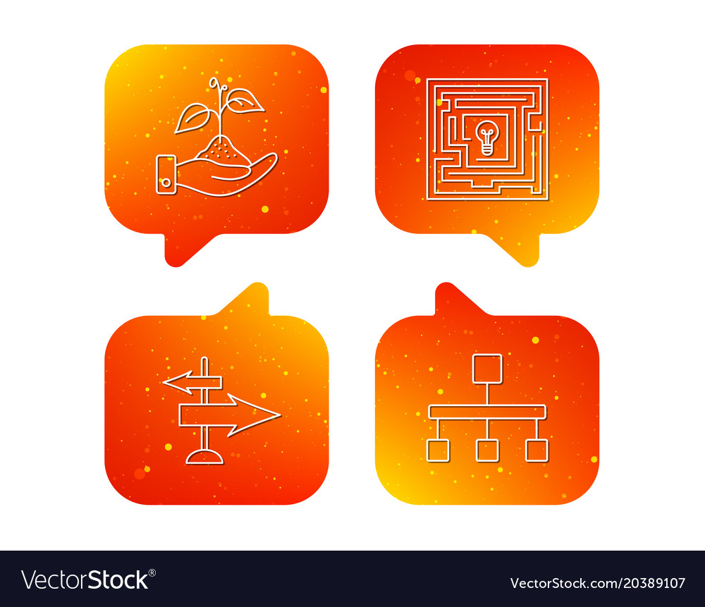 Hierarchy save nature and direction arrow icon