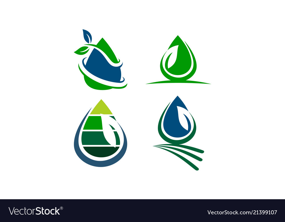 Leaf water template set