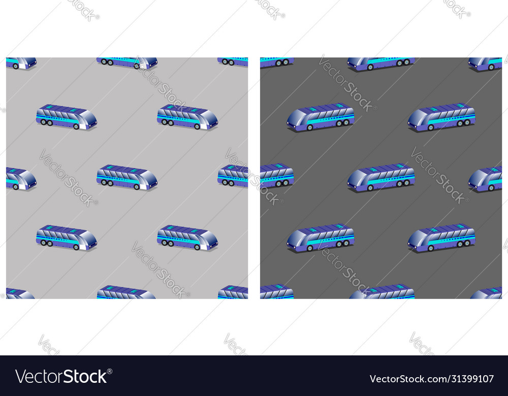 Modern 3D Bus Pattern