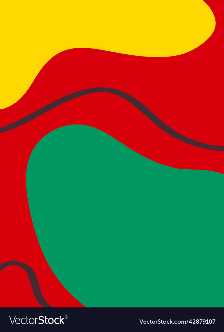 Modern abstract background in rasta style vector image Modern abstract background in rasta style