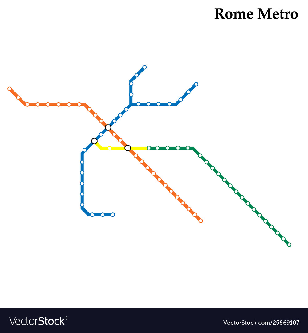 Rome Metro Map - Subway Scheme