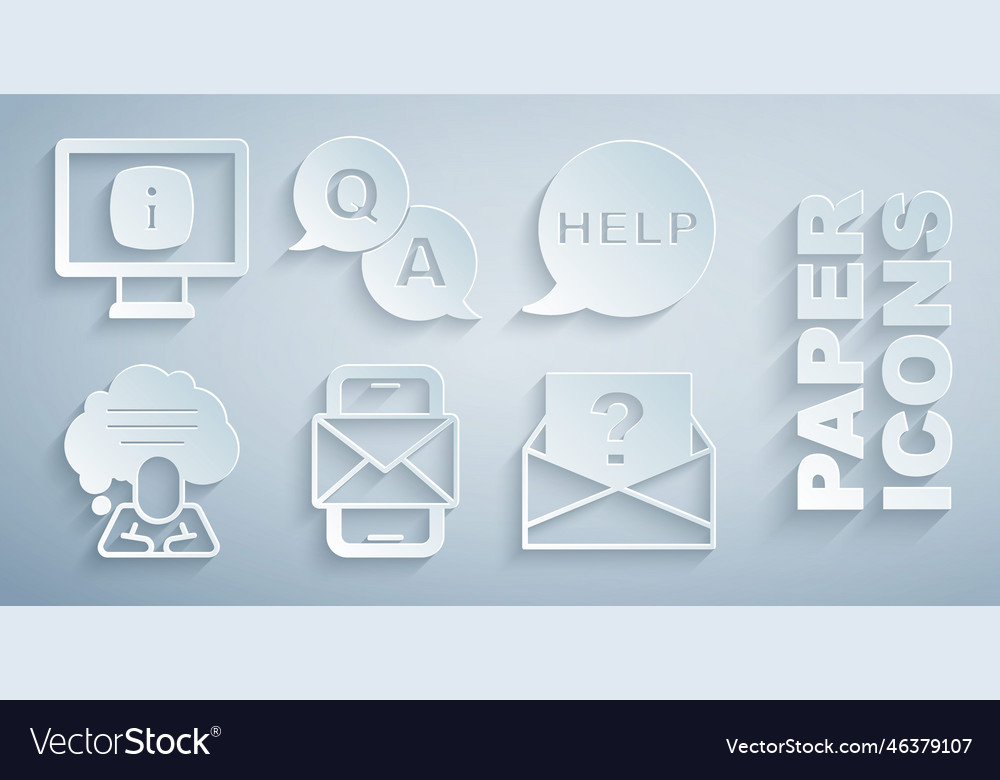Set mobile and envelope speech bubble with text