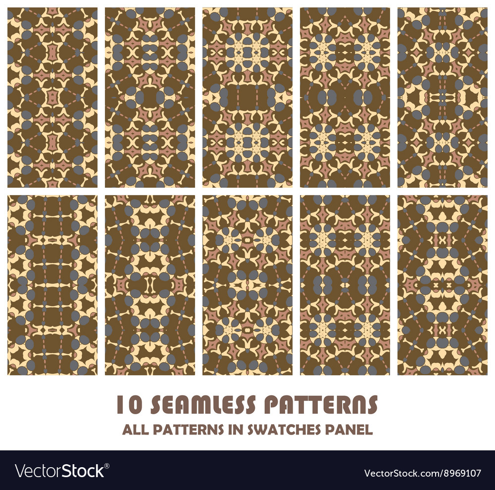 Set of geometric patterns for design