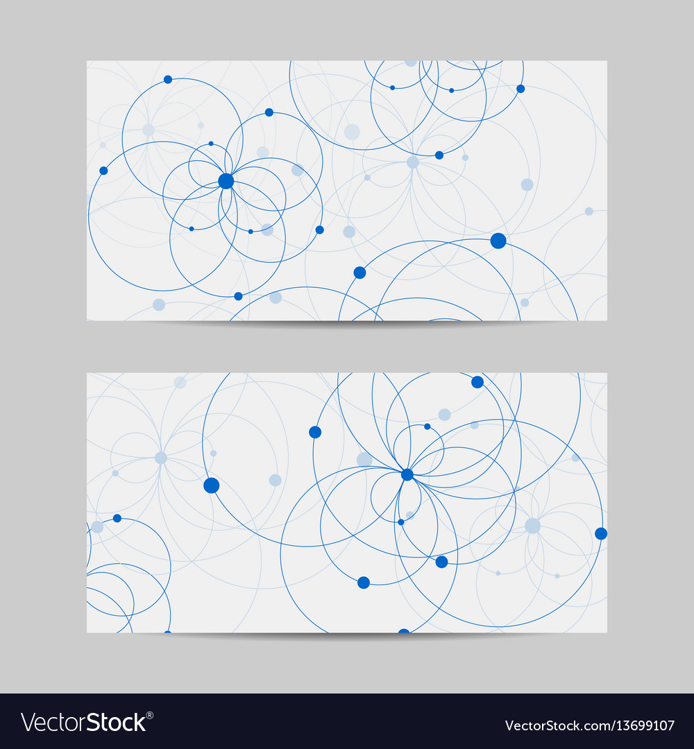 Set of horizontal banners