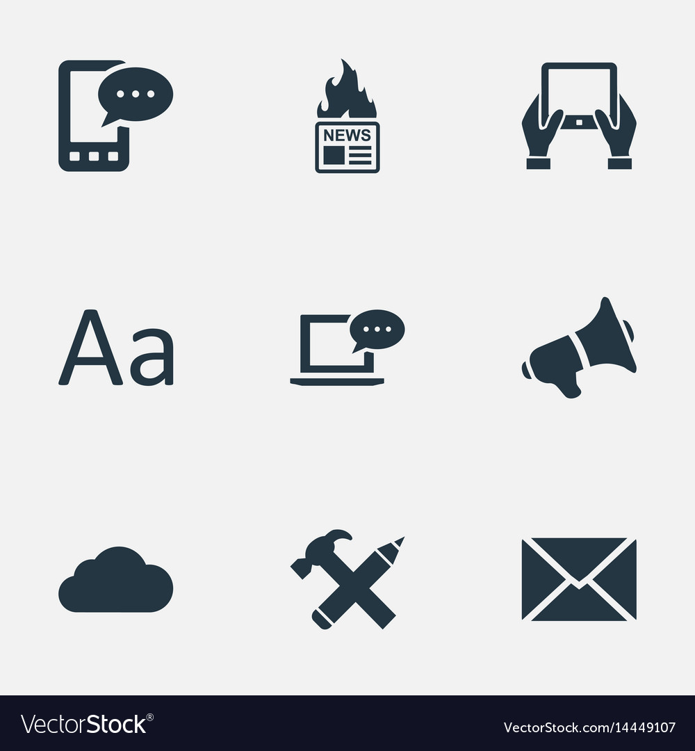 Set of simple user icons