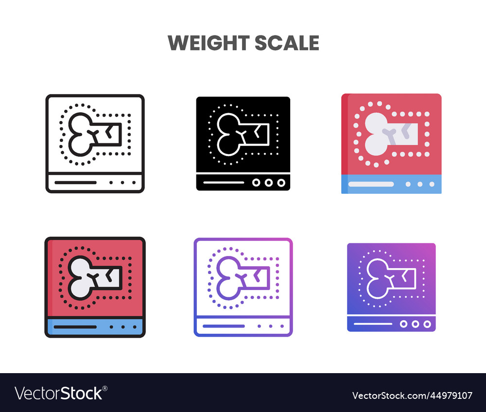 X-ray icons set with different styles