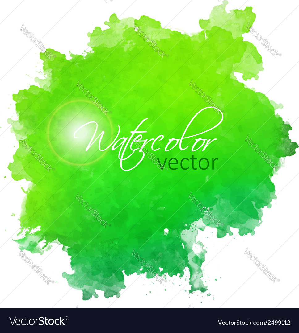 Abstract watercolor spot painted background