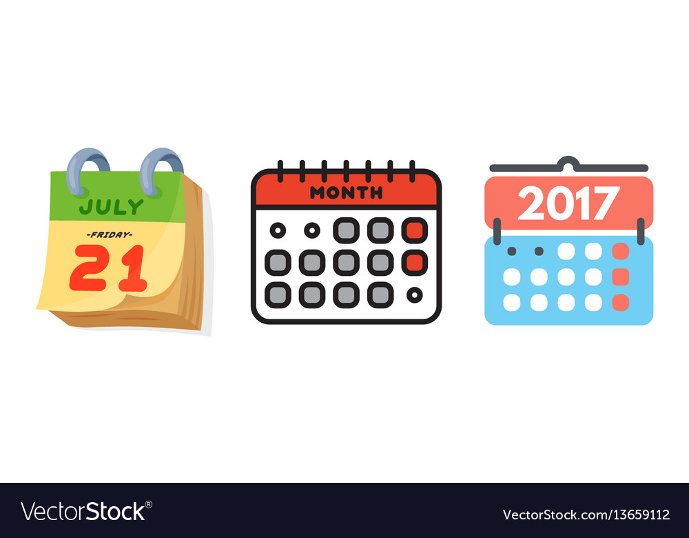Calendar Icons - Event & Date