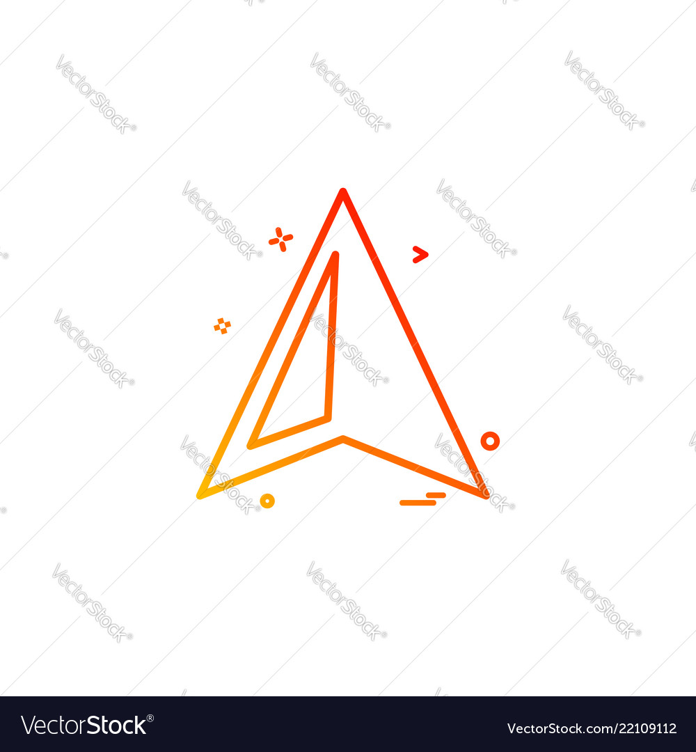 Map location mobile navagation icon design