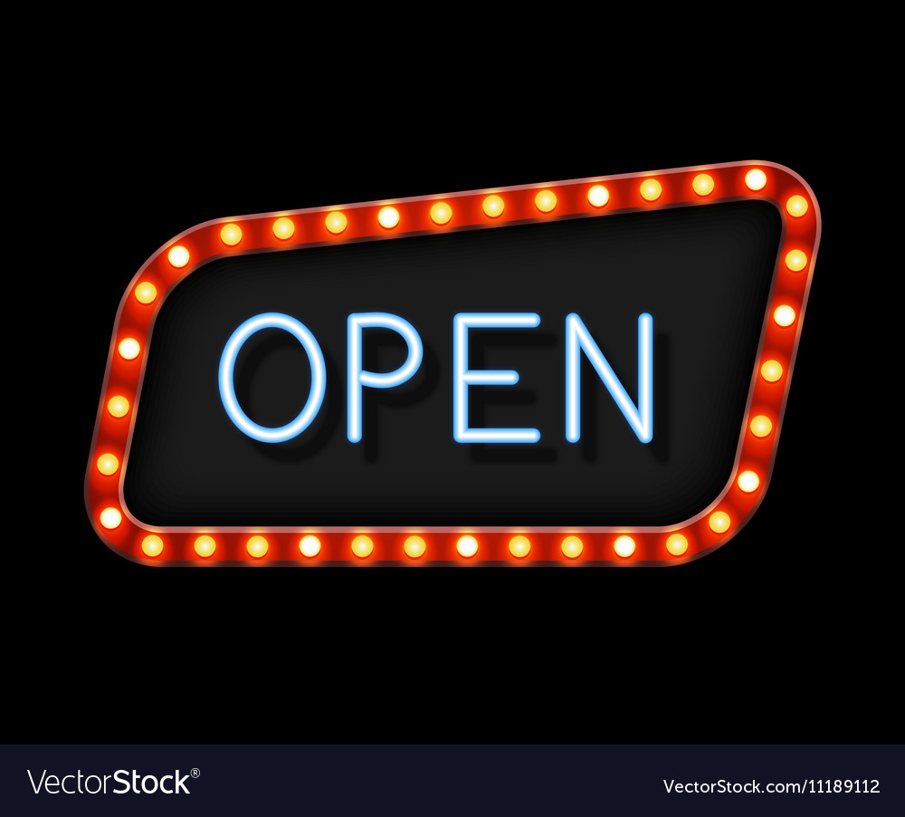 Modern retro billboard background with text