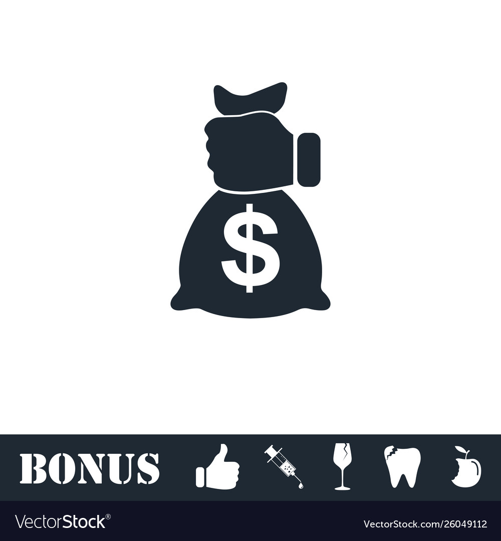 Bank robbery crime flat Royalty Free Vector Image