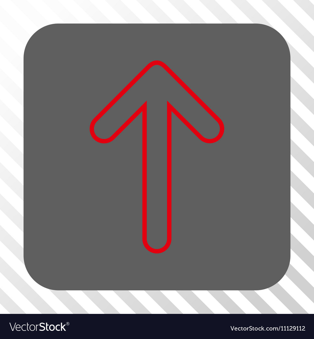 Rounded arrow up square button