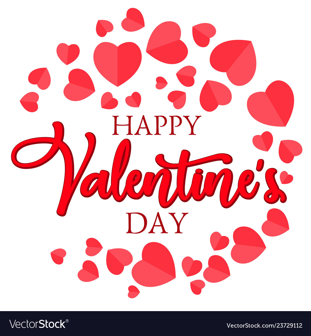 Stylish valentines day Royalty Free Vector Image