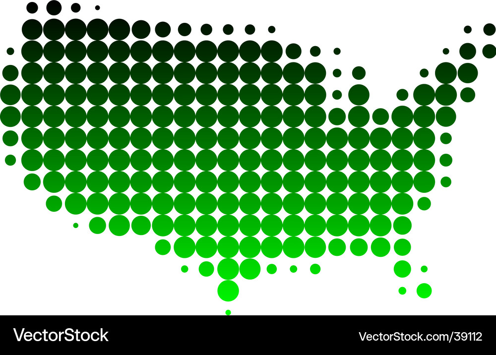 Usa map Royalty Free Vector Image - VectorStock