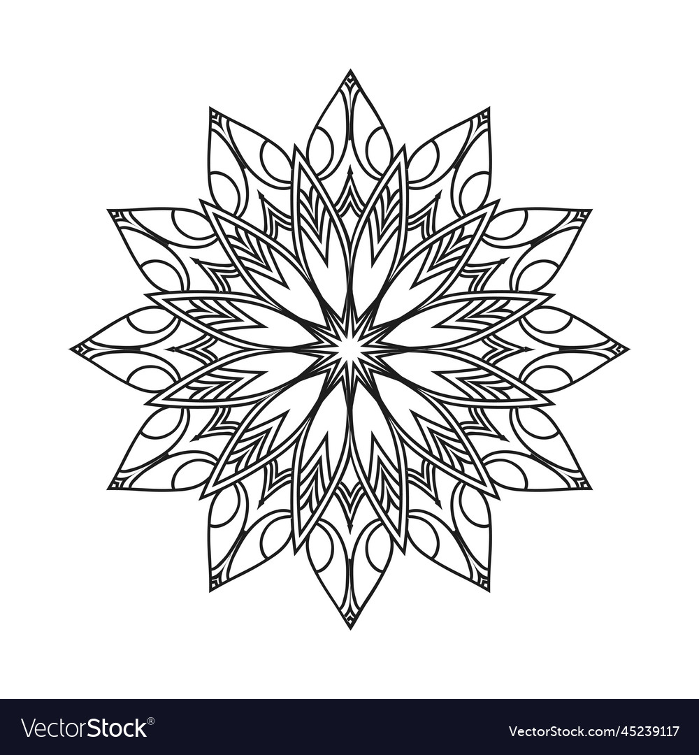 Mandala pattern design background