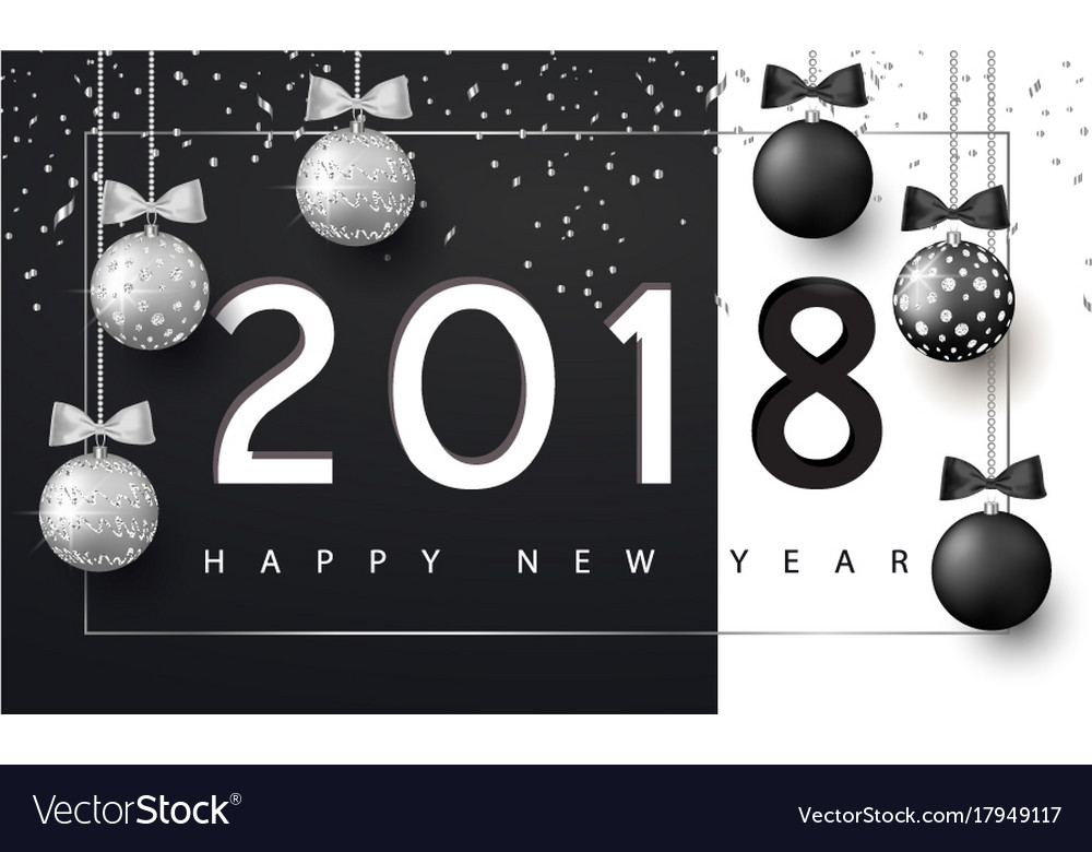 Merry christmas and happy new year background