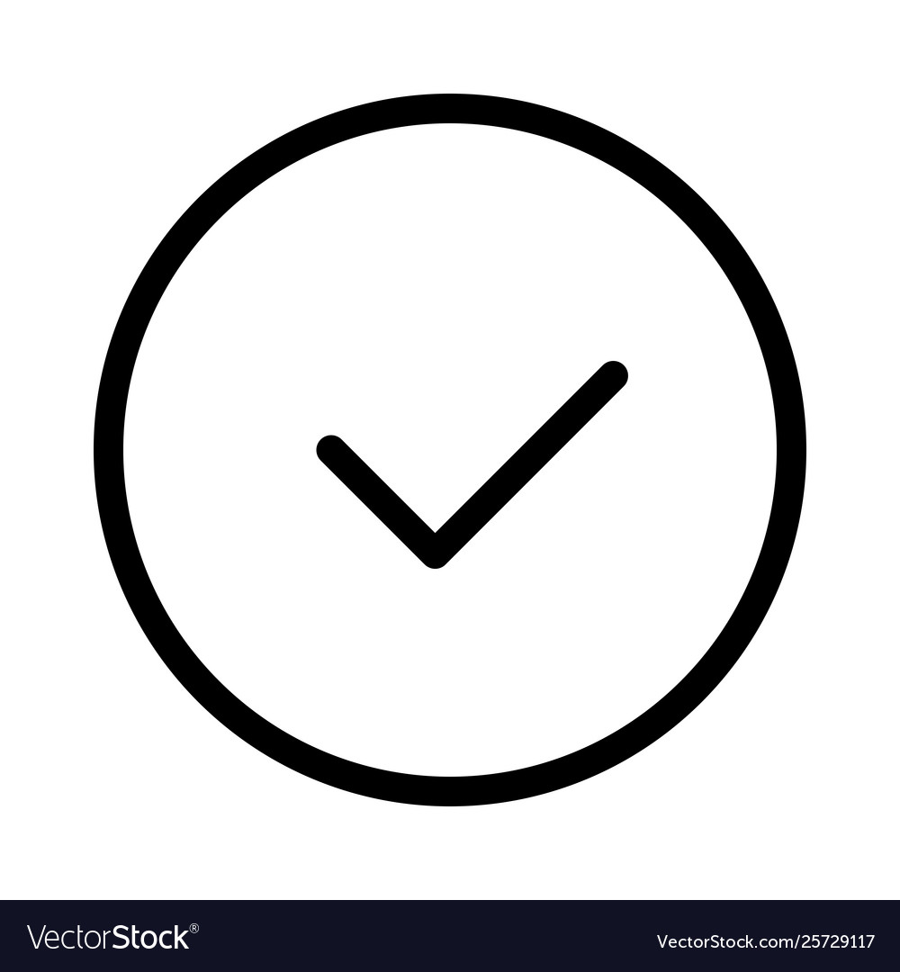 Verified check circle for approved valid content