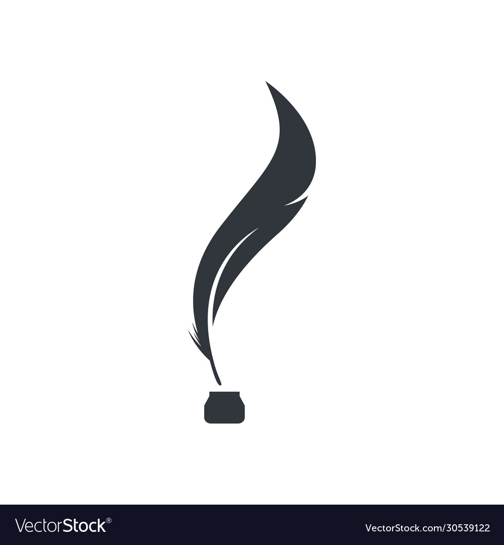 Feather pen icon