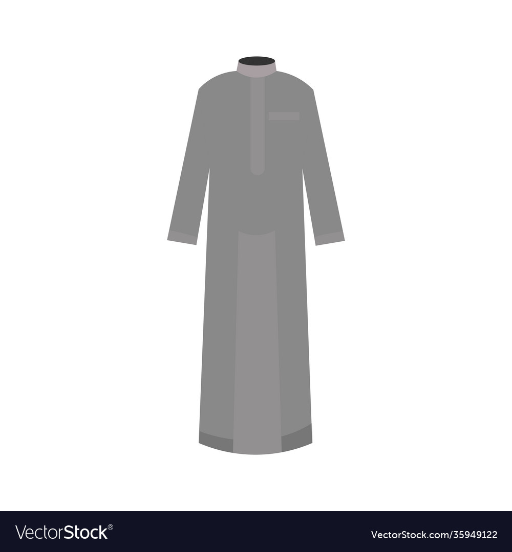 Isolated clothing islamic Royalty Free Vector Image