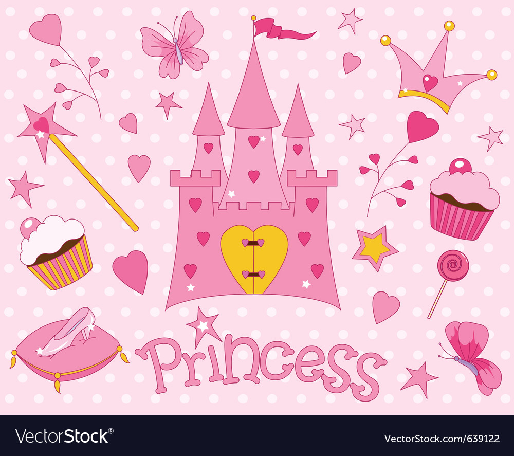 Download Princess icons Royalty Free Vector Image - VectorStock