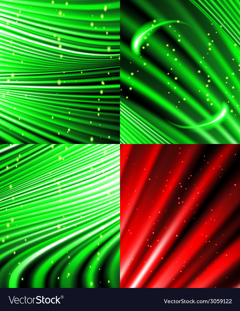 Set of background colourful luminous rays