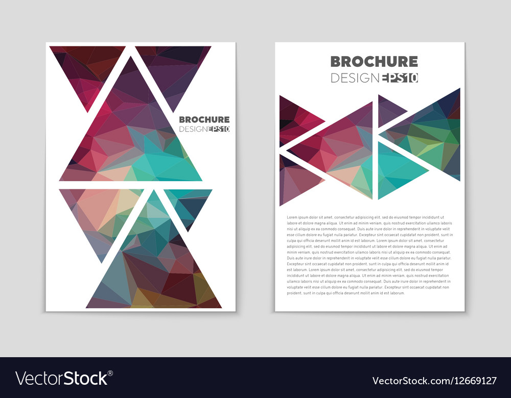 Abstract layout background set for art