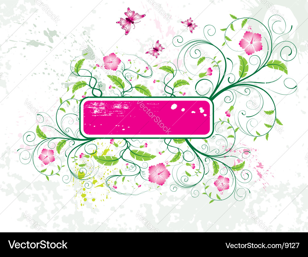 Background flower Royalty Free Vector Image - VectorStock