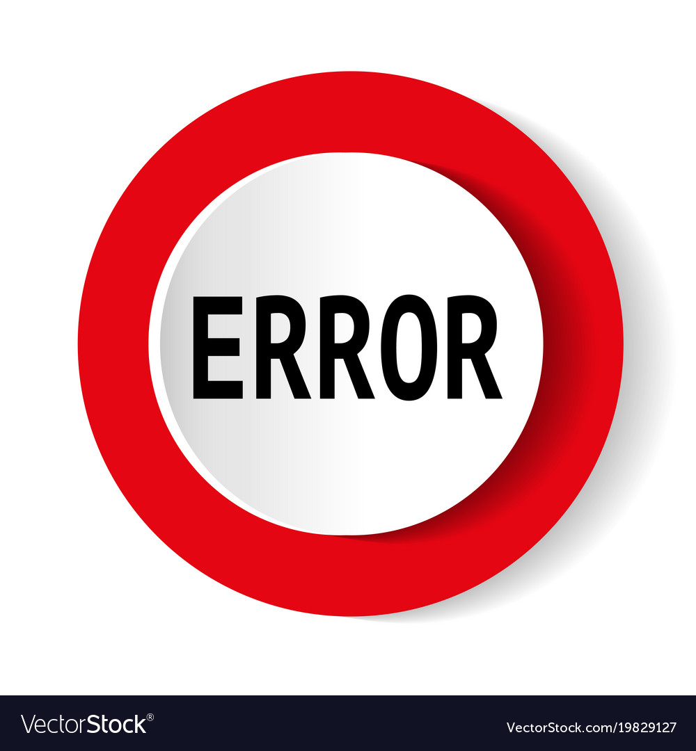 Download Error icon Royalty Free Vector Image - VectorStock