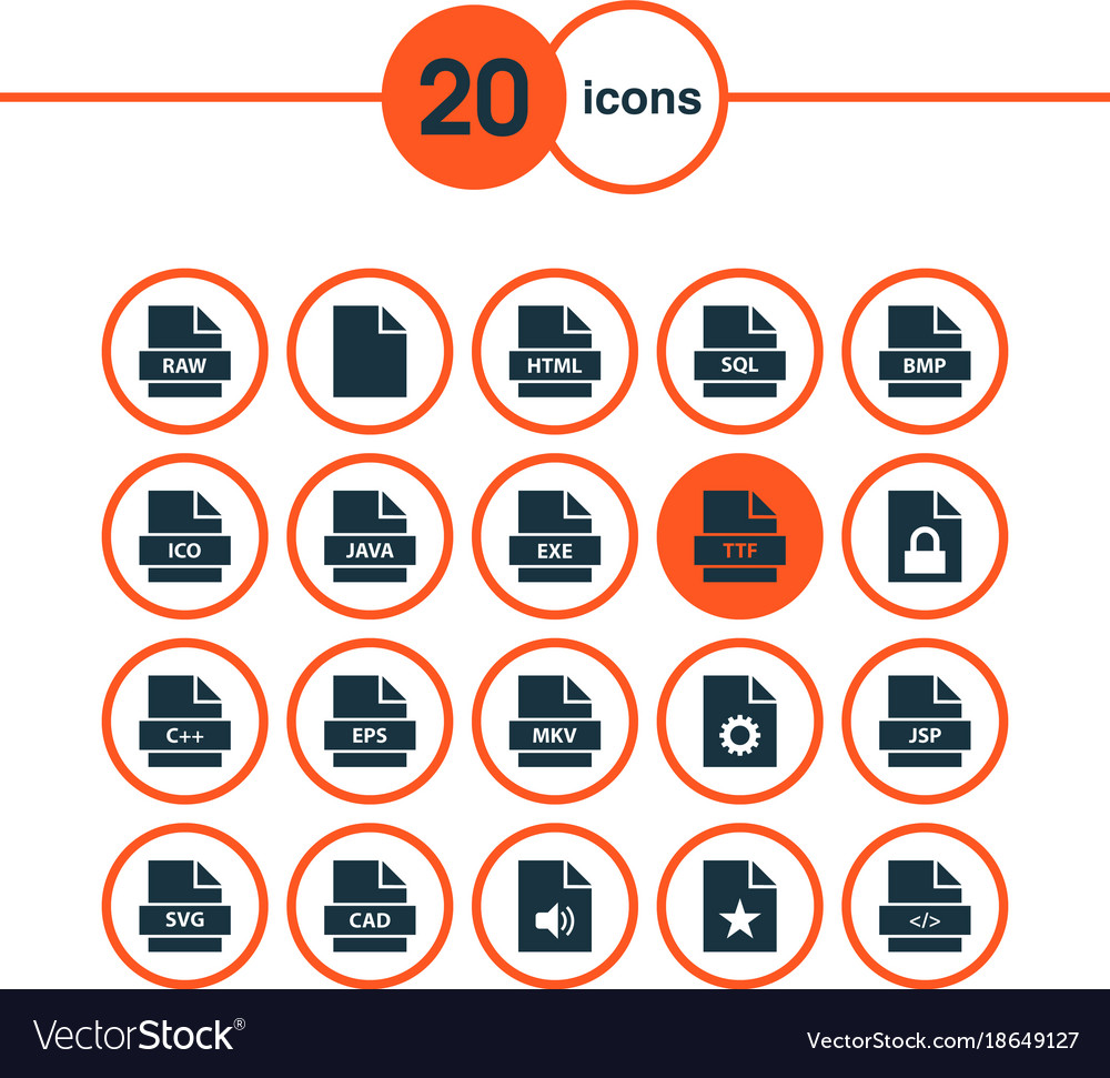 File icons set with protection programming