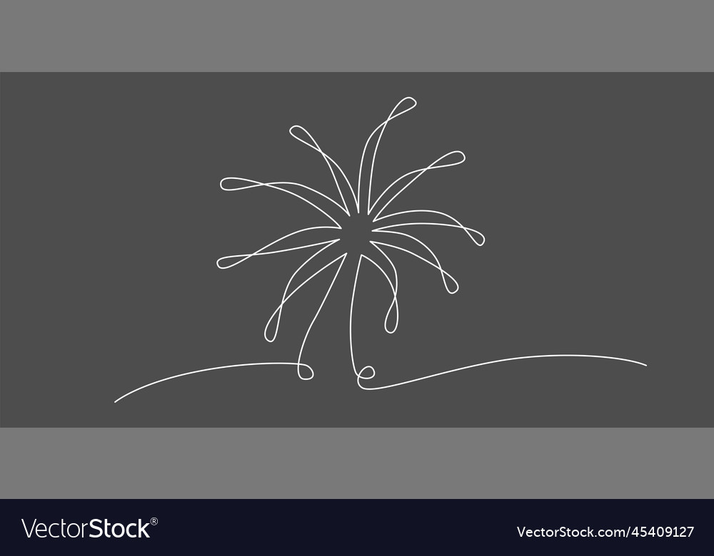 Firework continuous single line stock