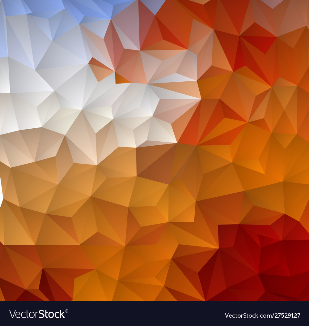 Red orange and blue abstract triangle geometric