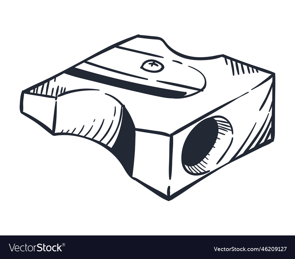 Sharpener school supply Royalty Free Vector Image