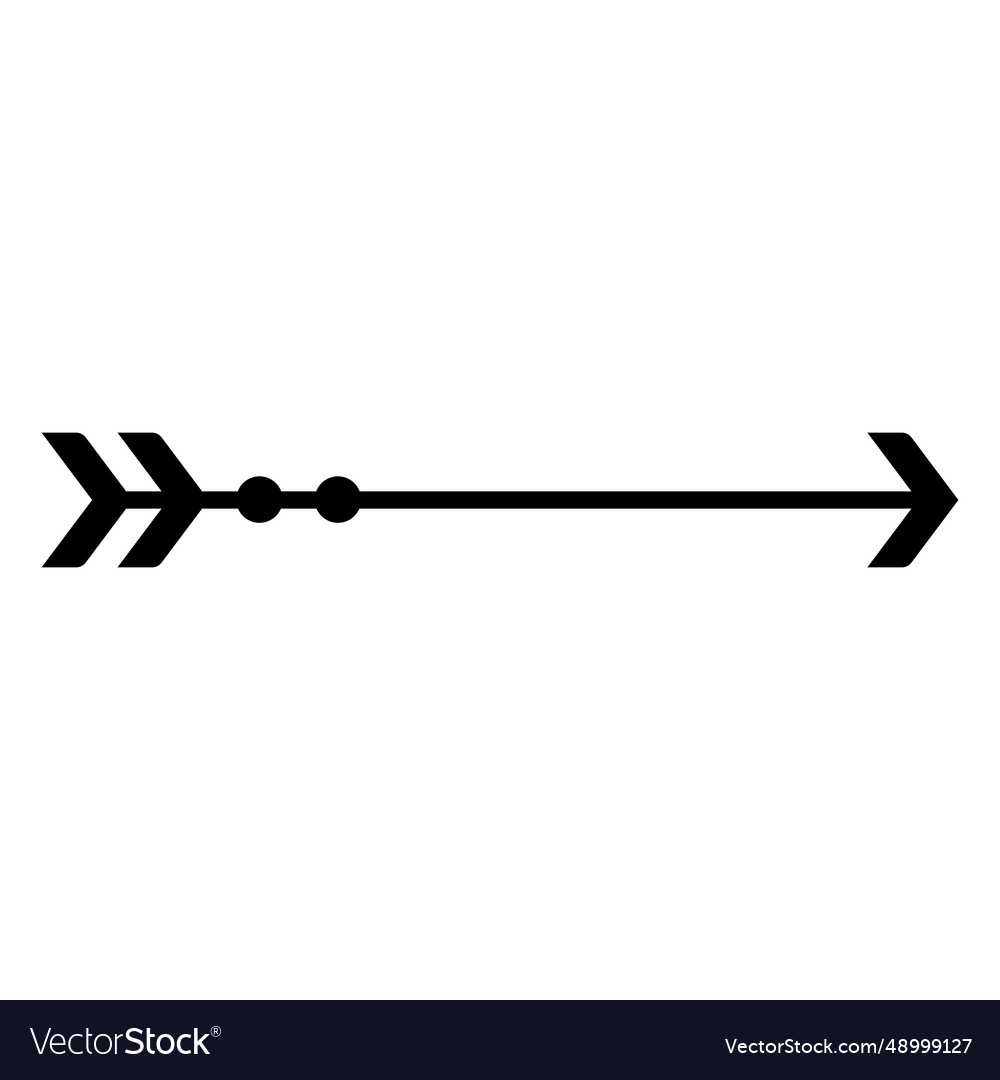 Simple straight arrow