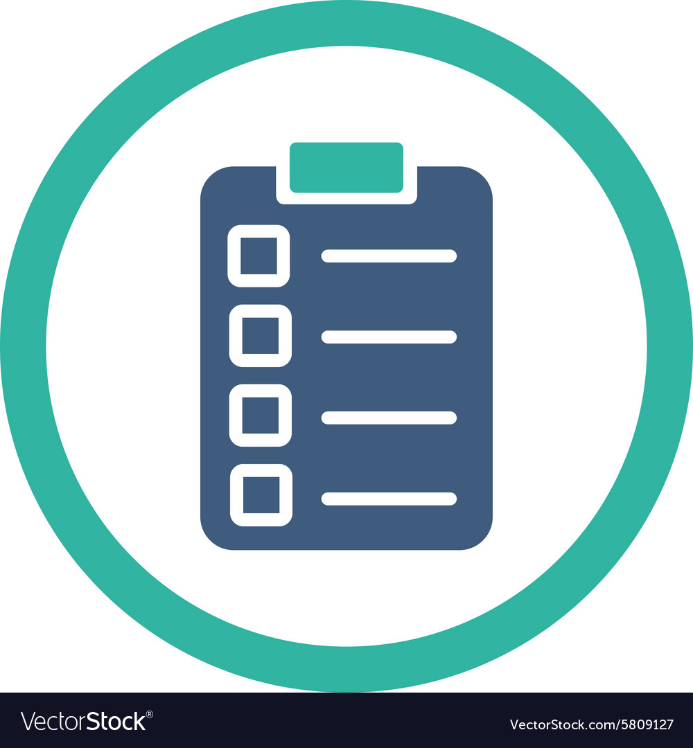 Test task flat cobalt and cyan colors rounded