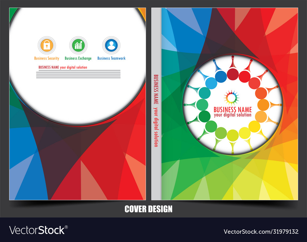 Annual report cover business design
