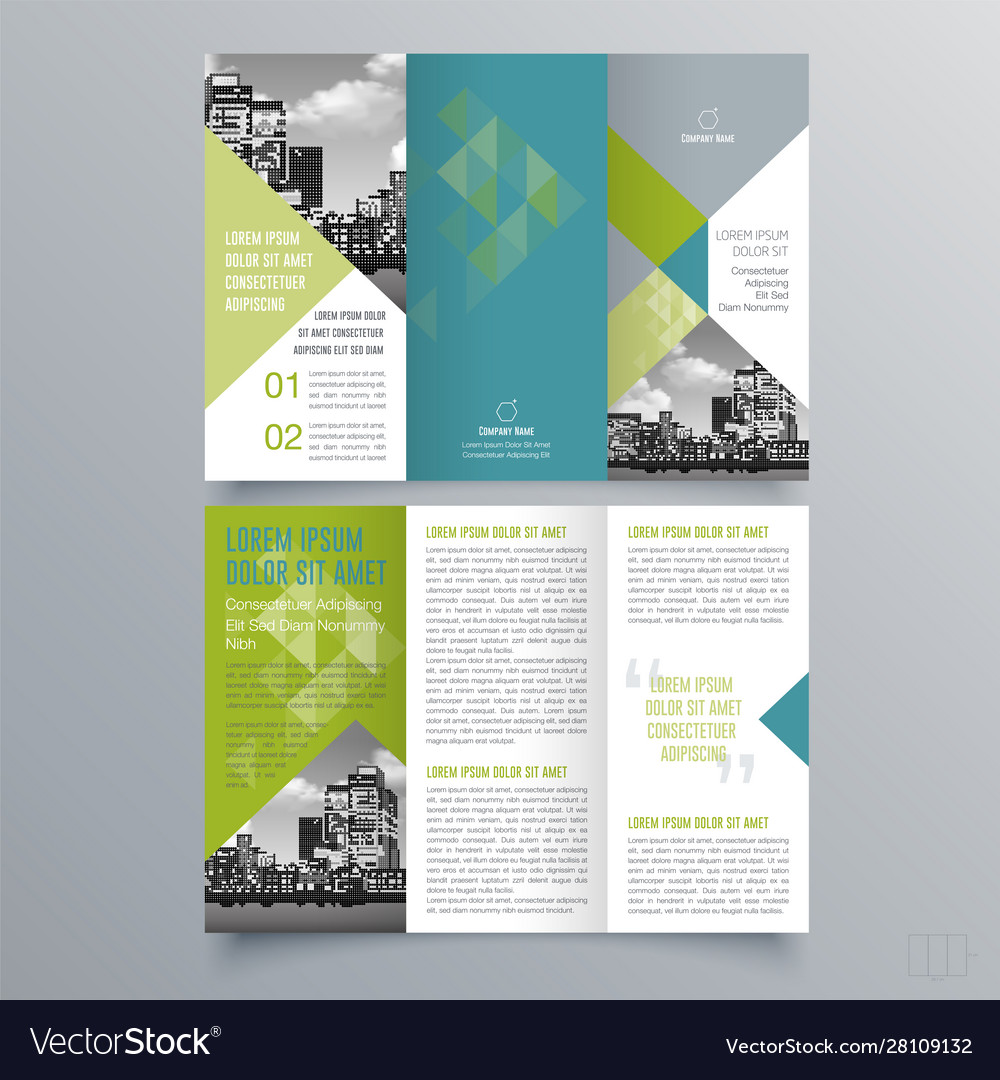 Brochure design 1270 Royalty Free Vector Image