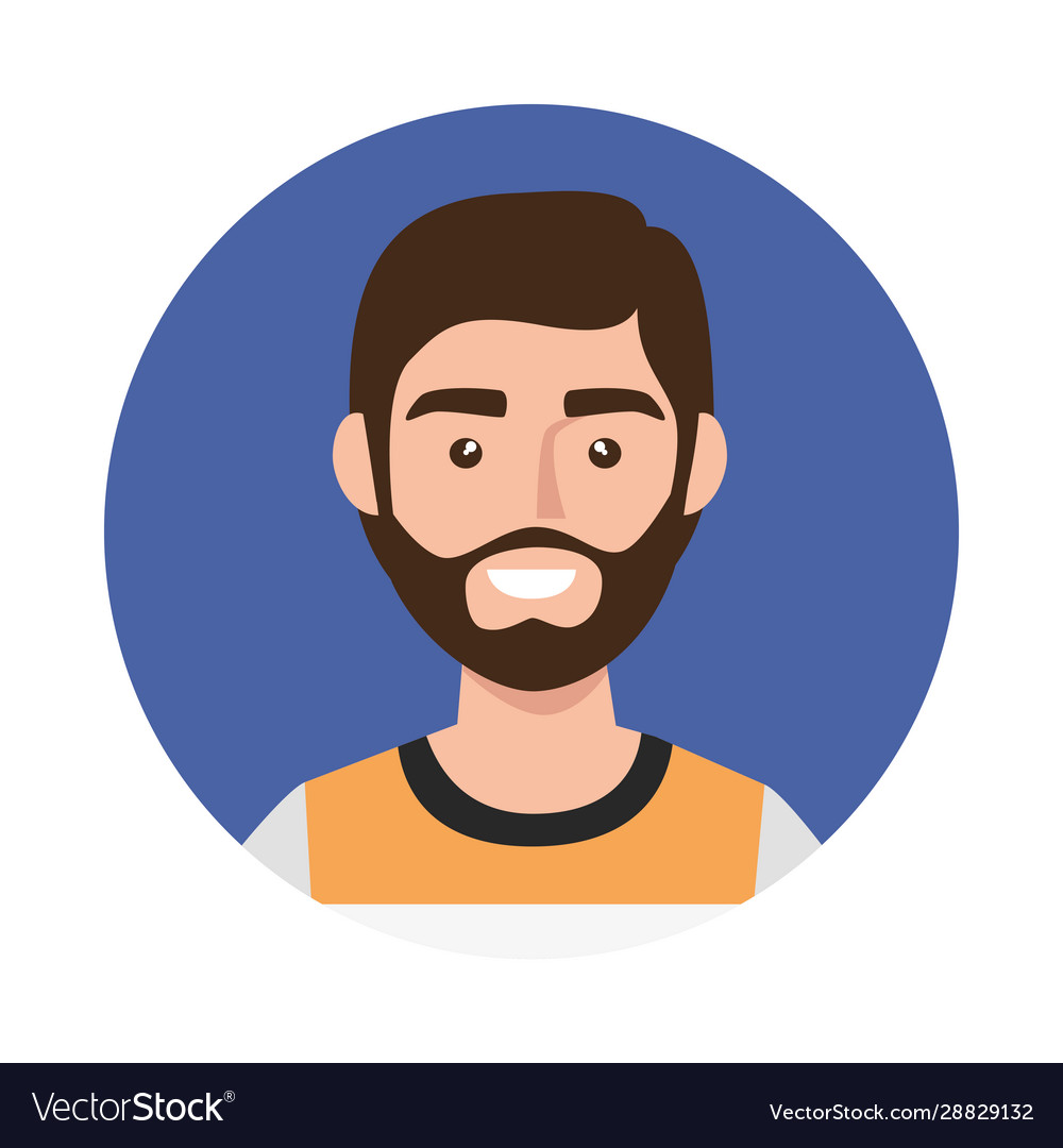 01. Male Avatar Icon  Vector character design, Illustration art