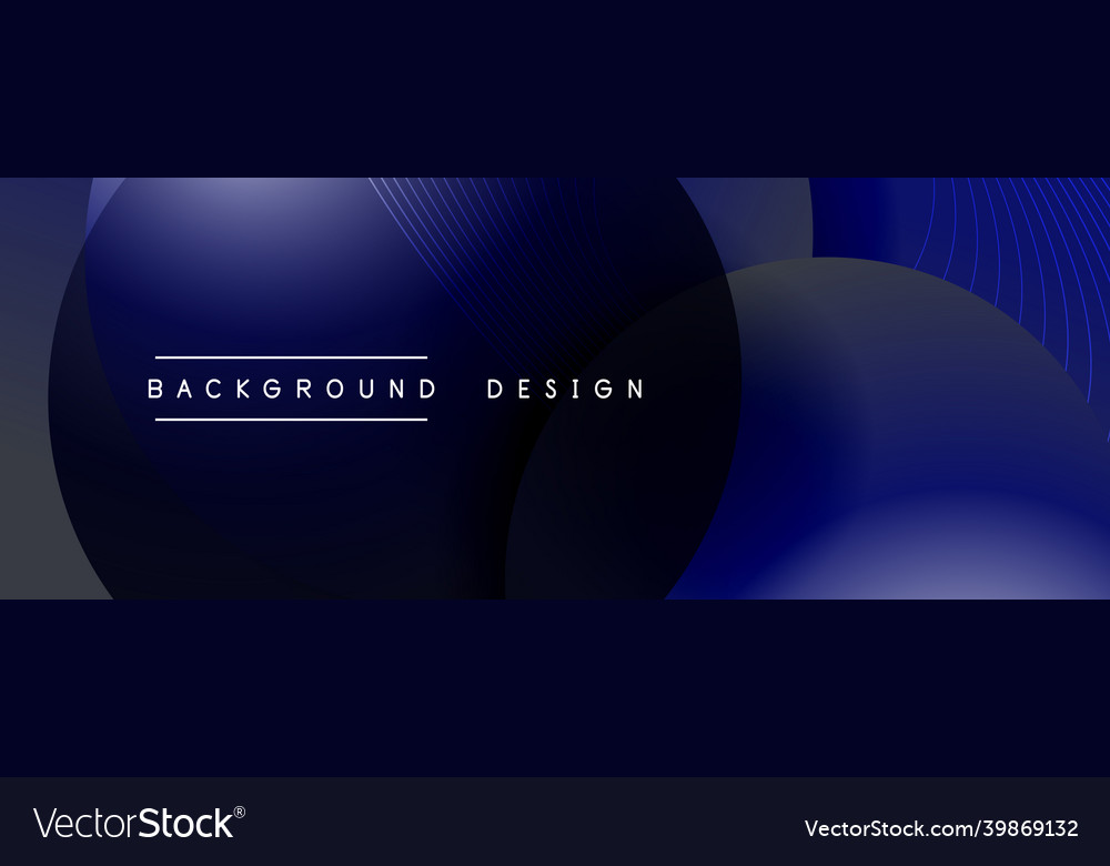 Gradient circles with shadows techno vector image Gradient circles with shadows techno
