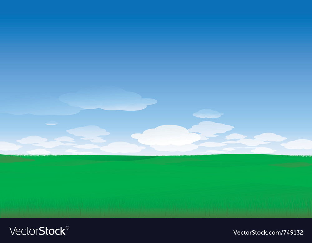 Nature landscape Royalty Free Vector Image - VectorStock