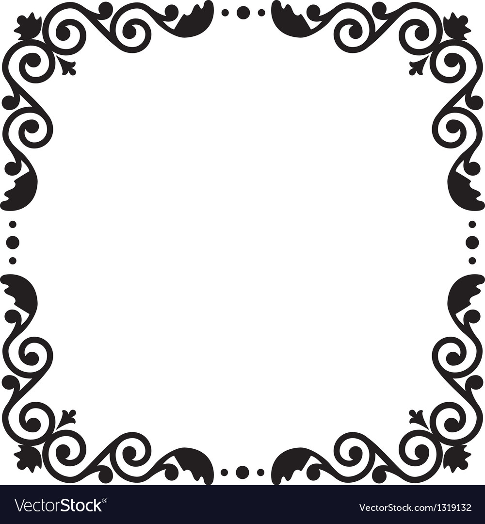 Pattern Frame Royalty Free Vector Image - Vectorstock