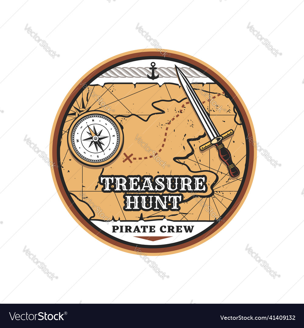 Premium Vector, Pirate map for the treasure hunt