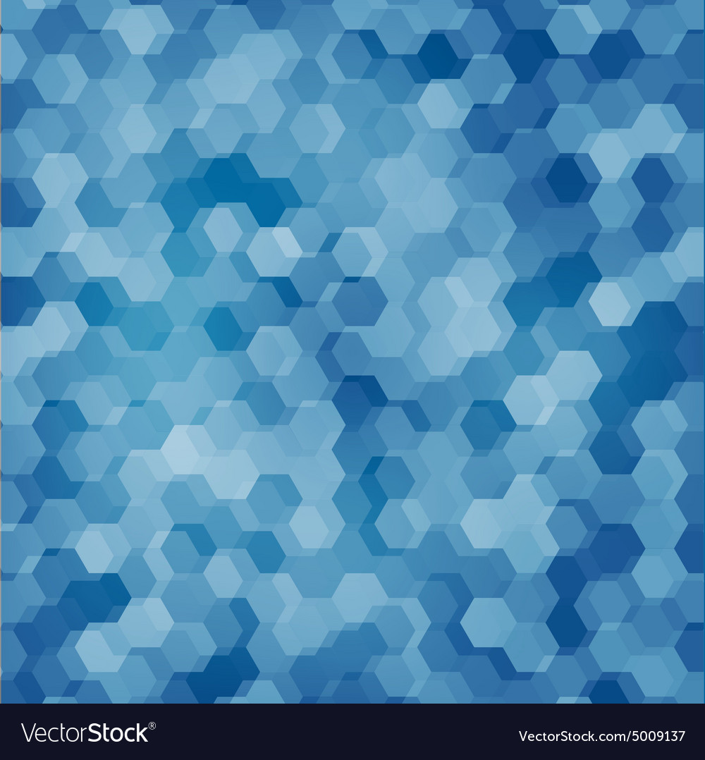 Abstract color 3d hexagonal