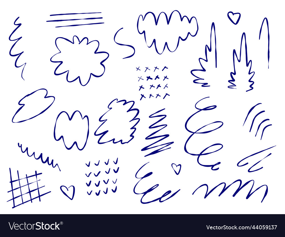 Abstract Line Patterns - Swirls & Zigzags