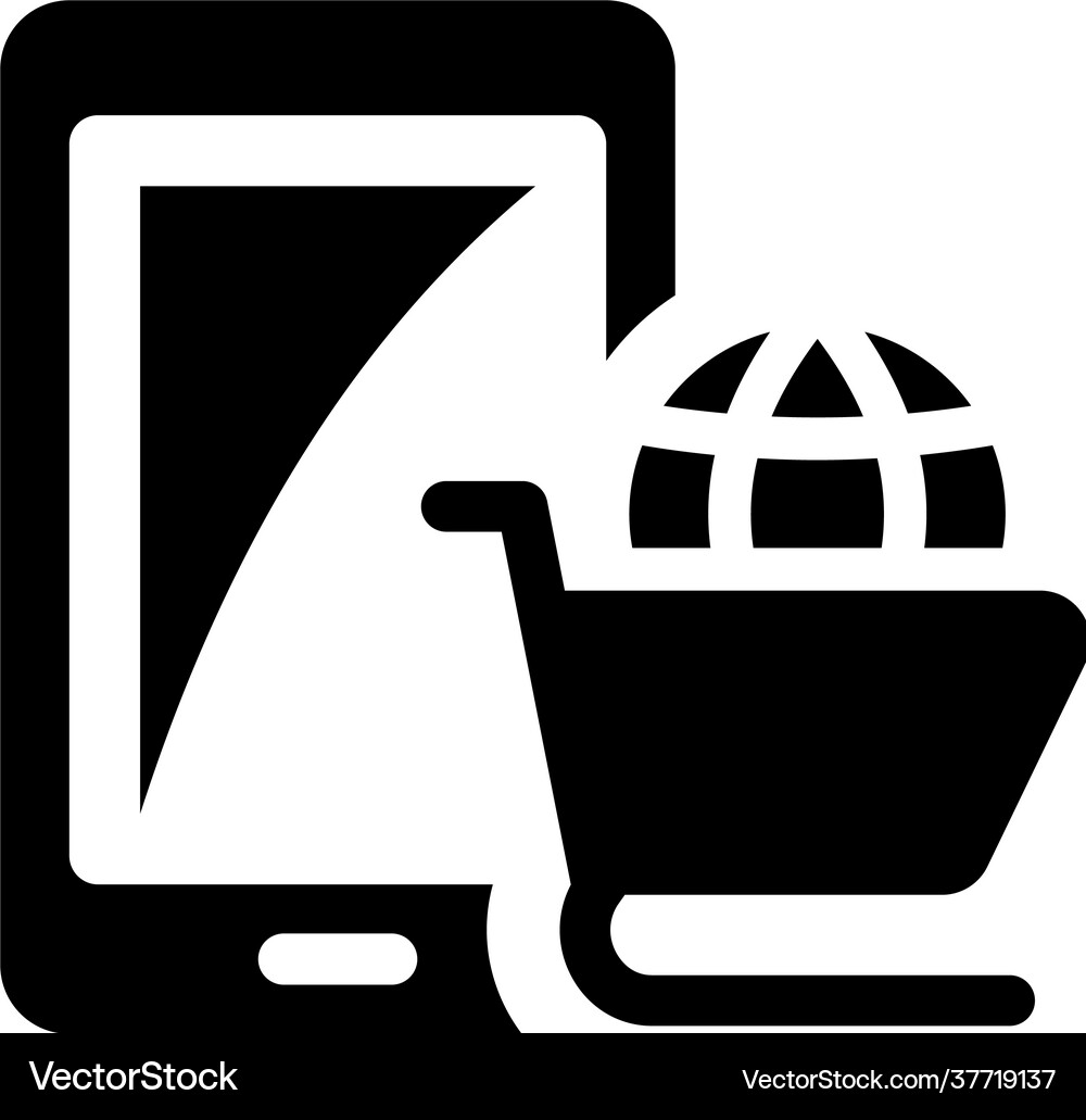 Mobile store icon Royalty Free Vector Image - VectorStock