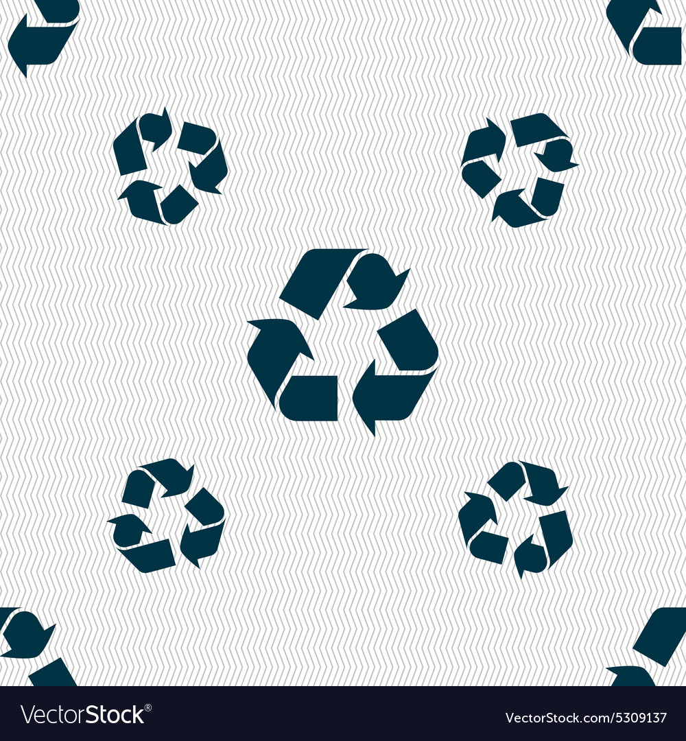 Processing icon sign seamless pattern