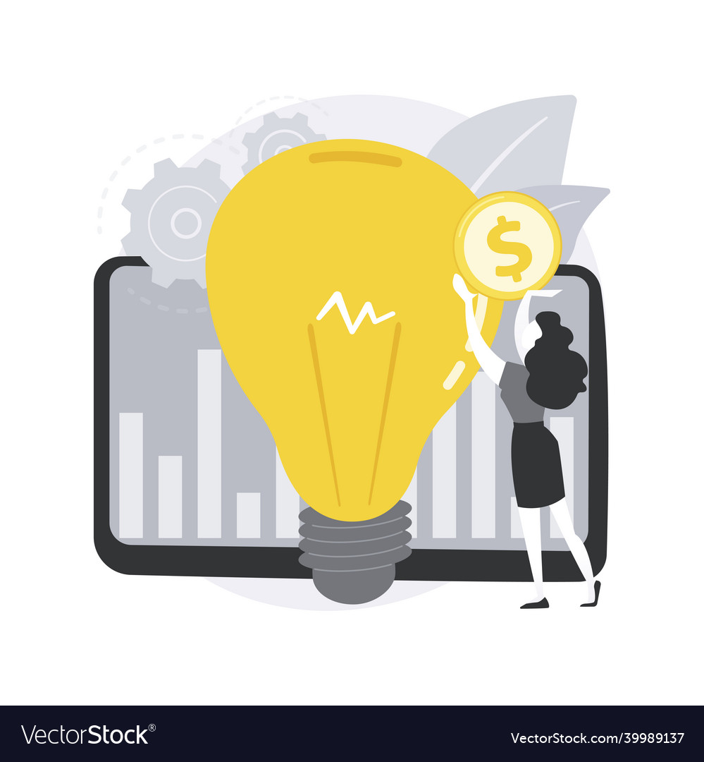 Risikoinvestition abstraktes Konzept vector image Risikoinvestition abstraktes Konzept