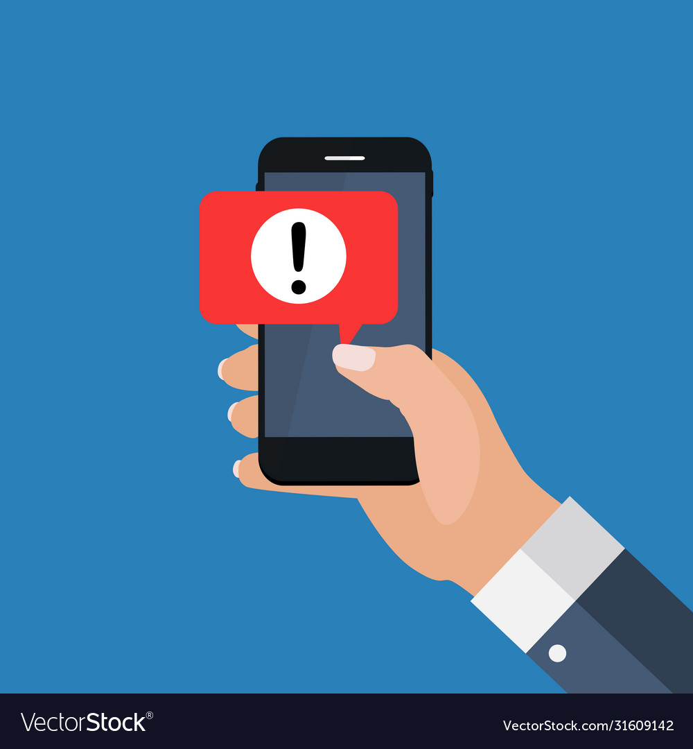Alert message mobile notification