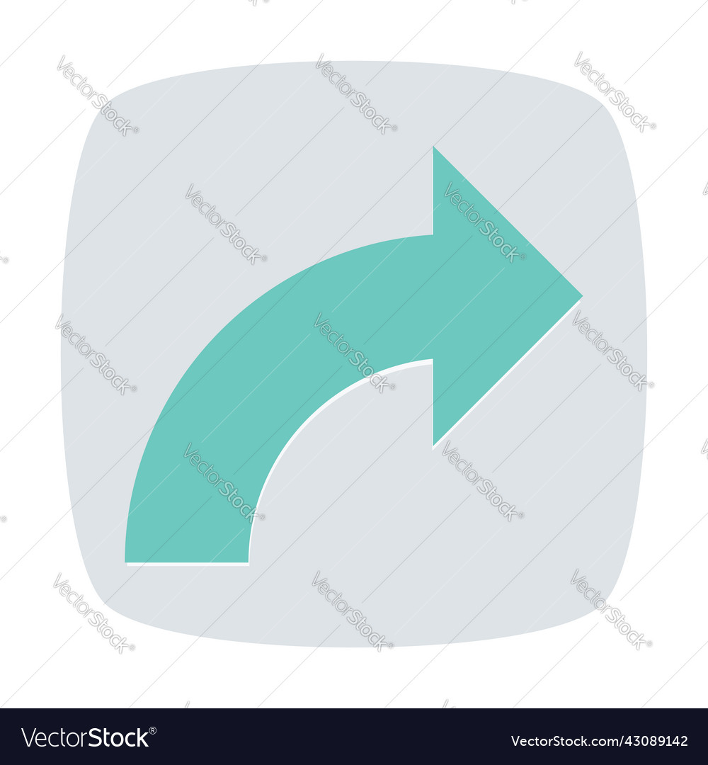 Circular arrow pointer shape element vector image Circular arrow pointer shape element