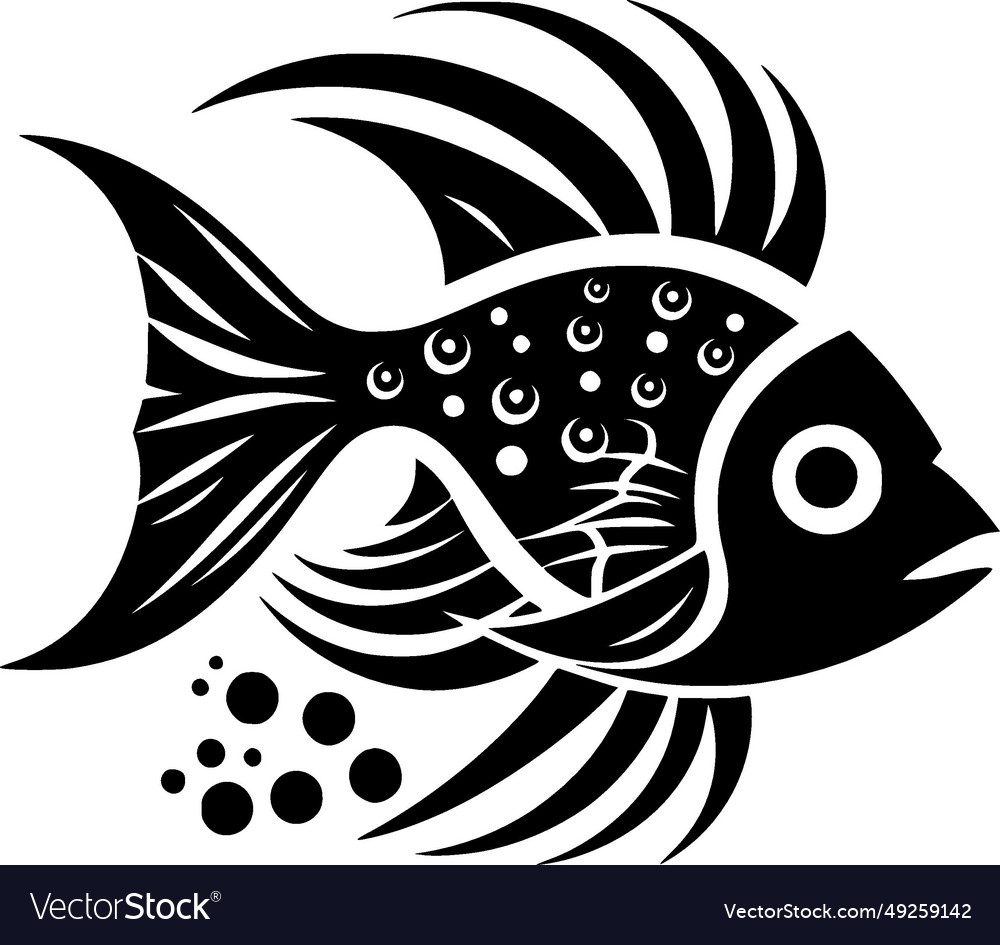 Fish - black and white